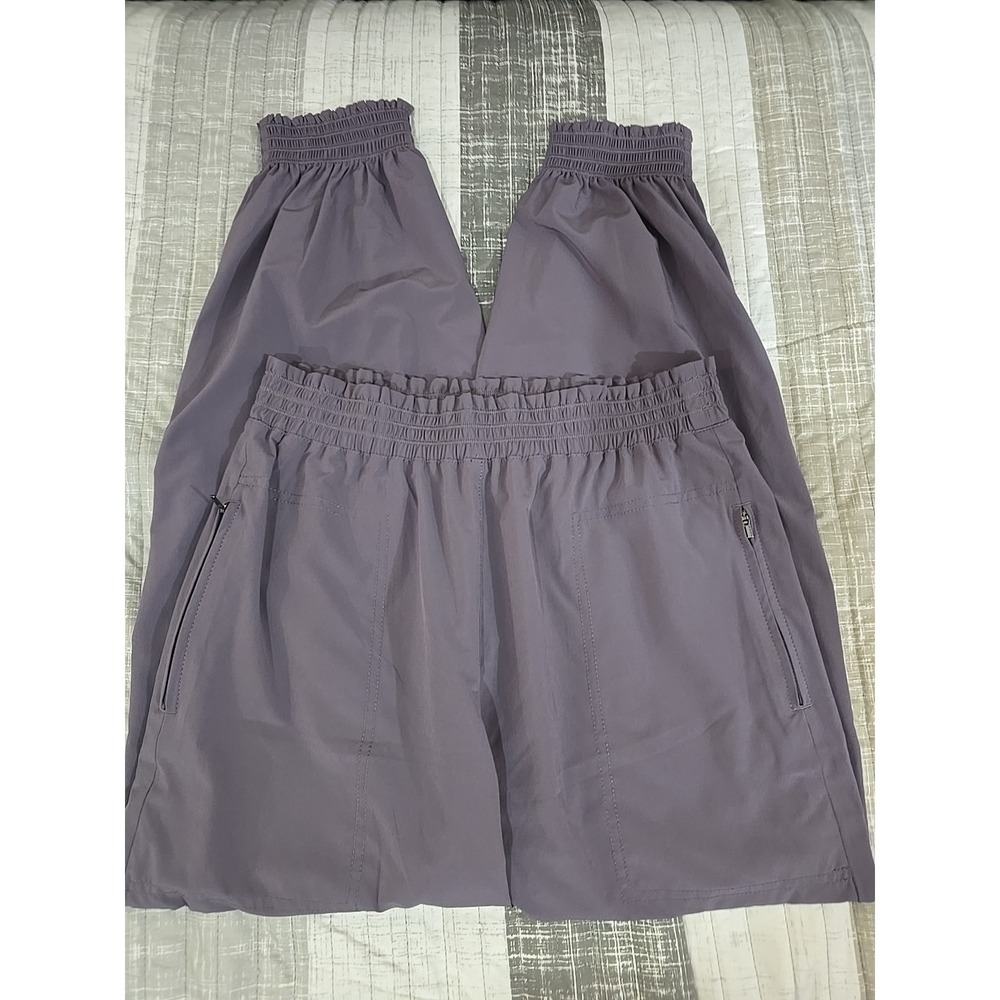 Athleta Savannah Featherweight Jogger Pants Size 8 Dusk Violet High Rise